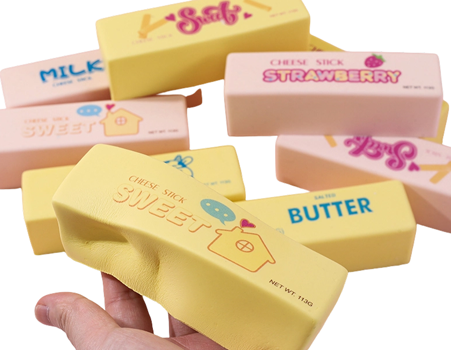 Small Butter Stick Toy (Color-Printed)