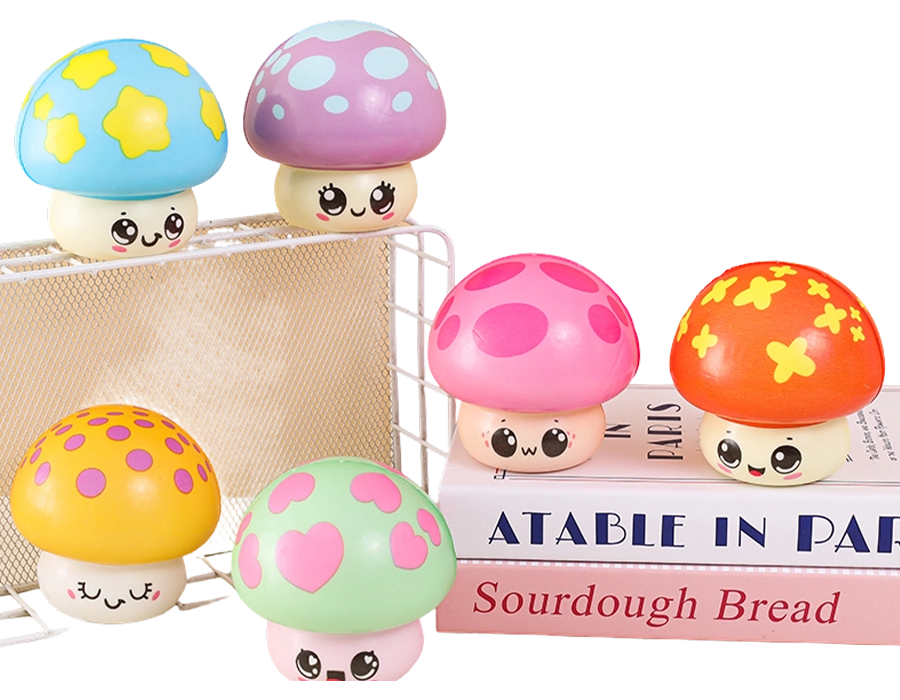 Large Slow-Rising Mushroom Toy