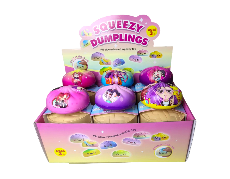 Demon Huntress Squad Steamed Bun Stress Toy