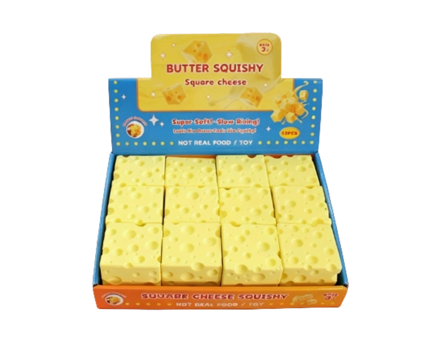 7.0 Cheese Cube-Shaped Toy