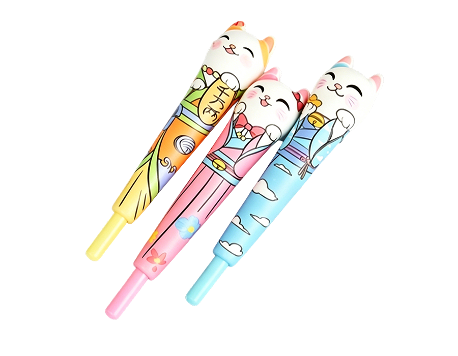 Lucky Cat-Shaped Stress-Relief Pen