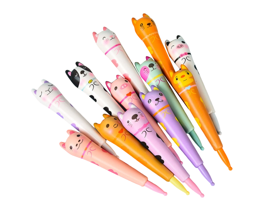 Kitten-Shaped Stress-Relief Pen