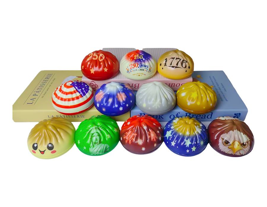 8.5 American-Style Steamed Bun Stress Toy