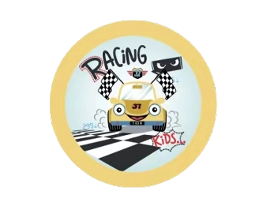 Sports Car Pattern Flying Disc