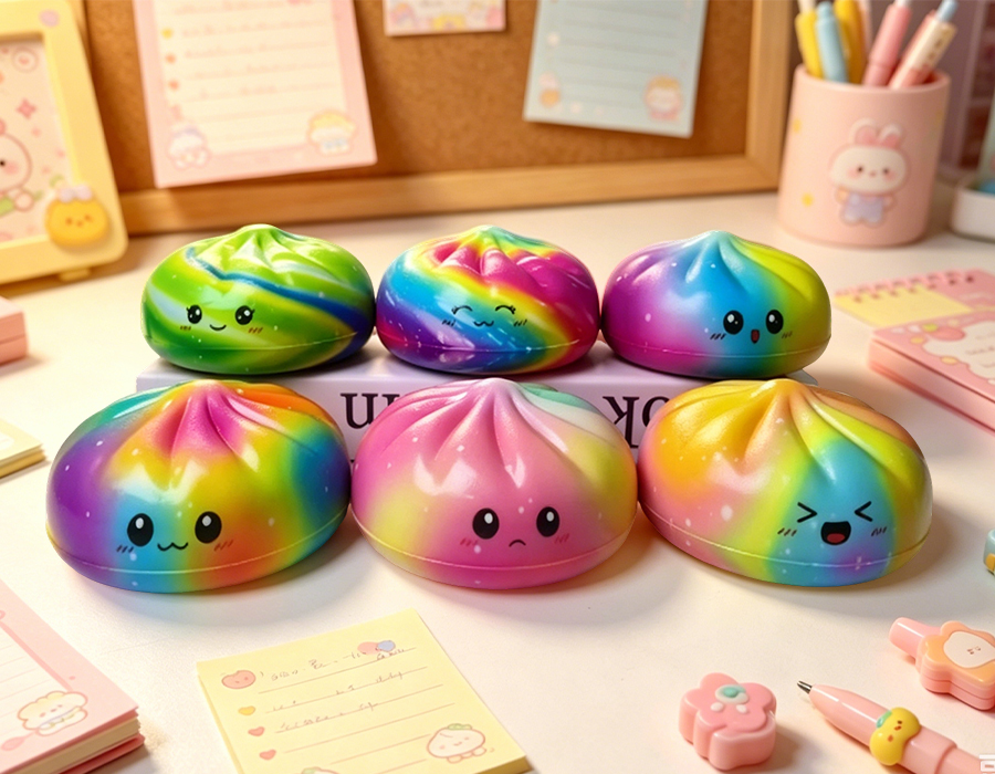 Colorful Little Eyes Steamed Buns