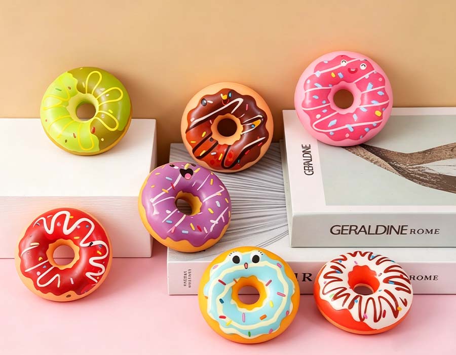 Slow-Rising Cream Donuts Toy