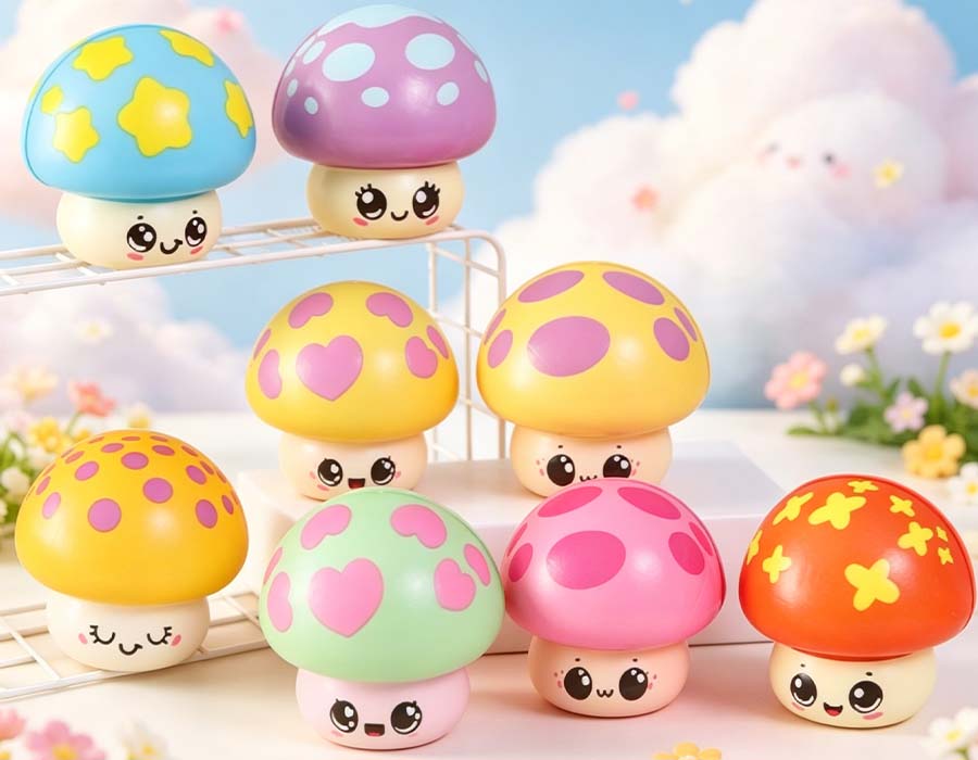 Large Slow-Rising Mushroom Toy