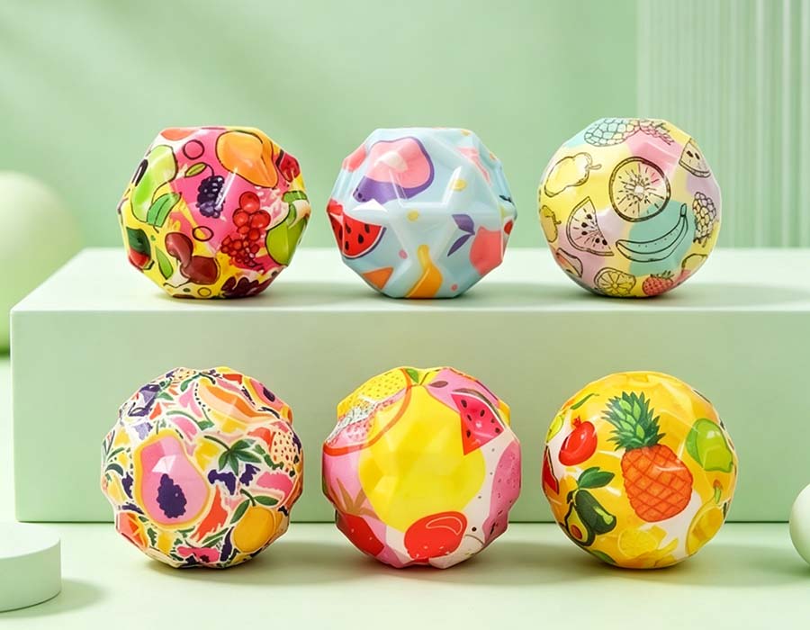 6-Piece Fruit Series Novelty Squeeze Toys