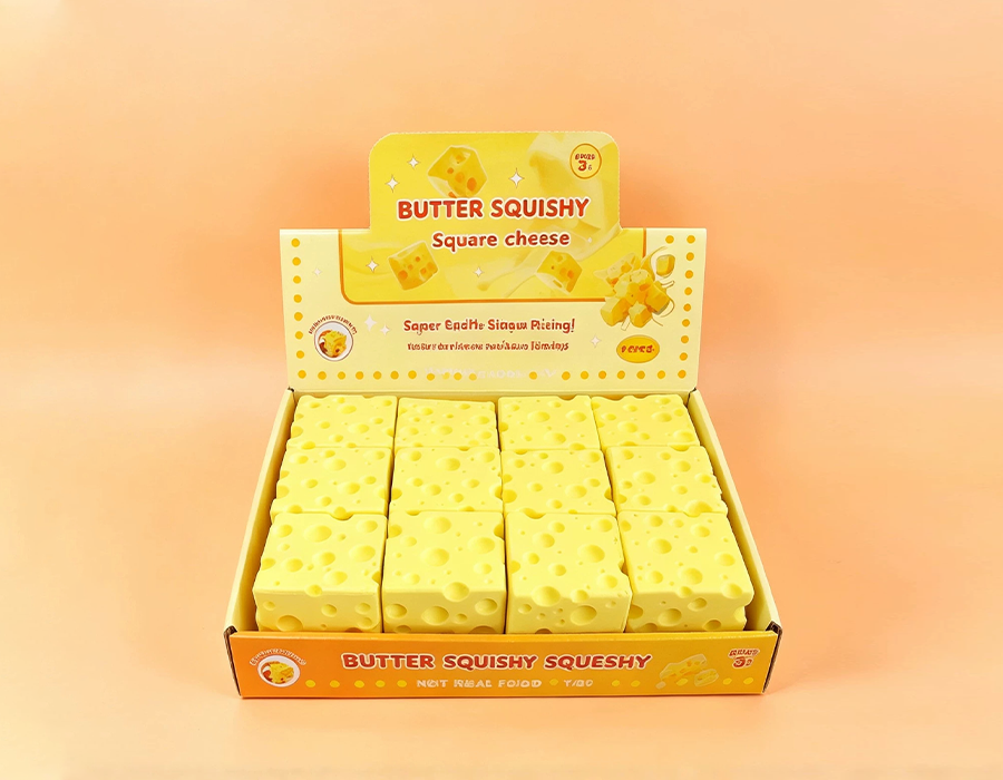 7.0 Cheese Cube-Shaped Toy