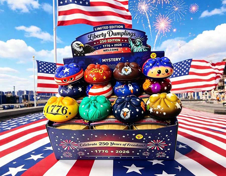 8.5 American-Style Steamed Bun Stress Toy