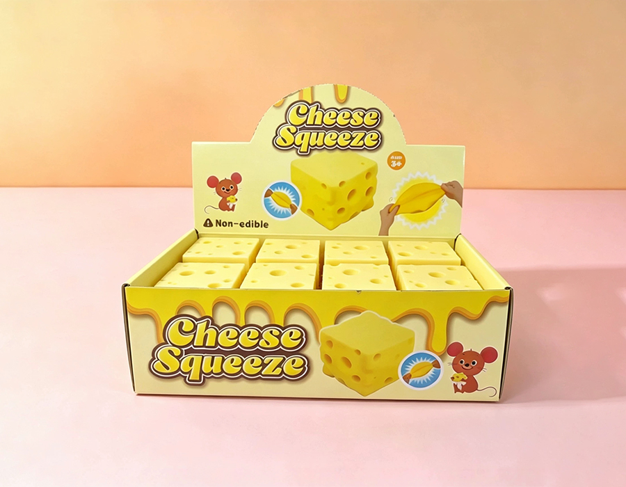 10.5 Cheese Cube-Shaped Toy