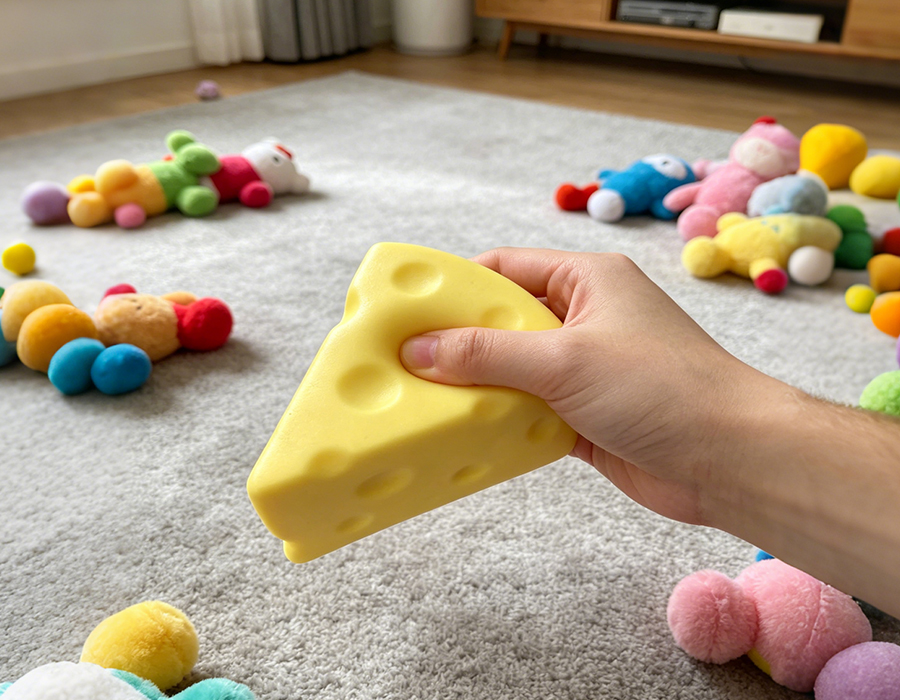 Triangular Cheese Blocks